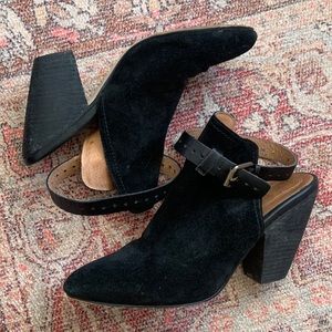 Corso como suede belted booties